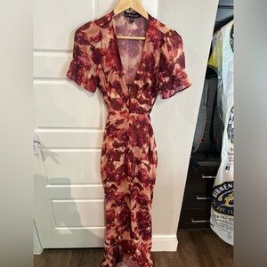 For Love & Lemons long flowy dress, size M, backless